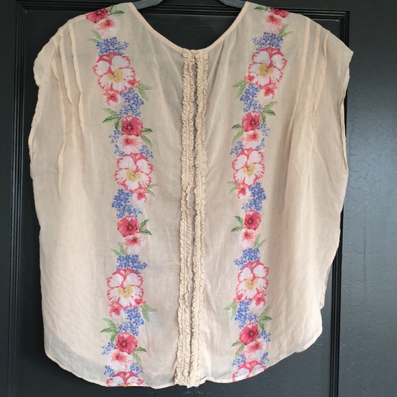 Free People Gardenia Top Sz S - Picture 4 of 5